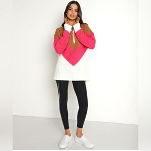 Show Me Your MuMu Weston Half Zip Pullover Sweater Ski Lift Knit XS